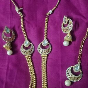 Beautiful Gold Neck Piece Pack