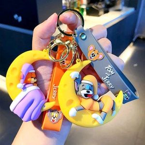 Sleeping Tom and Jerry 3D Keychain - 1 Piece