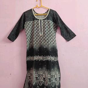 Black Straight Kurti 🌸