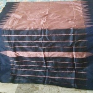 Brand new silk border saree attached फॉल