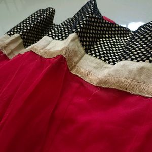 Red Anarkali