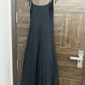 Black A Line H&M Strap Dress