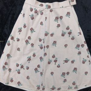 Medi Rose Printed Skirt