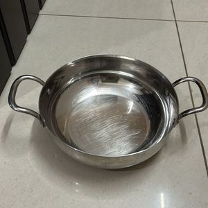 STAINLESS STEEL KADAI