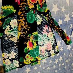 Flower Print Kurti