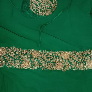 Bottle Green Gown