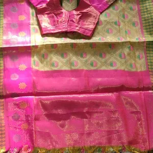 Saree With Stitched Blouse