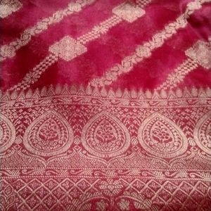 Pink Silk Saree