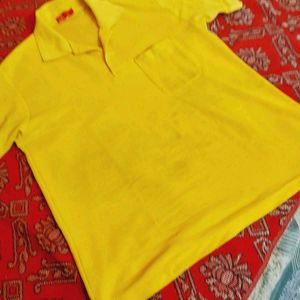 Free Washable Yellow T Shirt