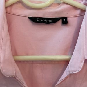 Van Huesen Formal Shirt | Pastel Pink