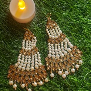 Mallikajaan Gold Toned Earrings🤍