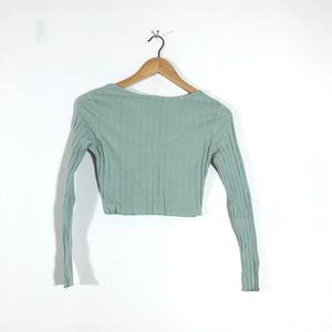 Sea Green Crop Top(Women’s)