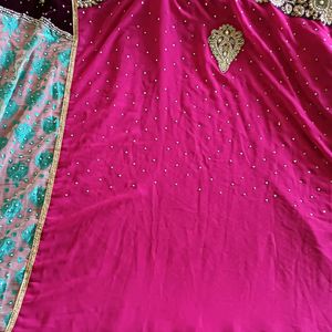 Stone Work Saree