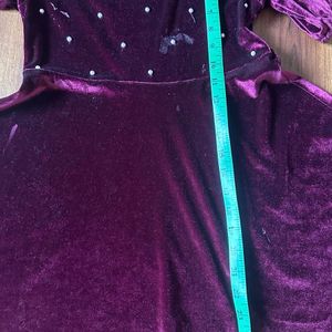 AND brand 9-10yrs velvet frock