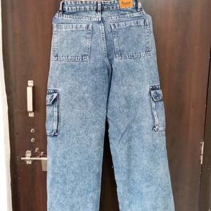 New Unused Denim Straight Leg Jeans