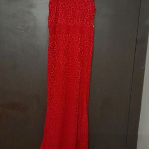 Red Beaded Dress