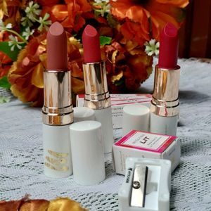 🆓FREEBIE + COMBO OF 3 MYGLAMM LIT SATIN LIPSTICK