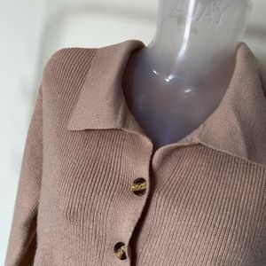 Nude Collar Sweater