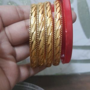 Gold Plated Bangles