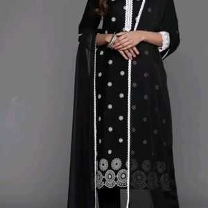 Kurta Pant With Dupatta Set