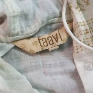 Taavi Handblock Hoodie Kurta