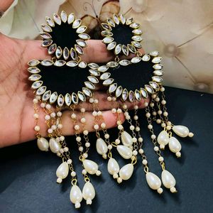 Fancy Party Wear Have Long Size Earrings