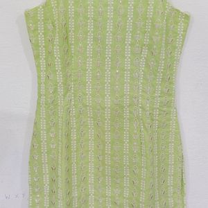 Short Green Kurti