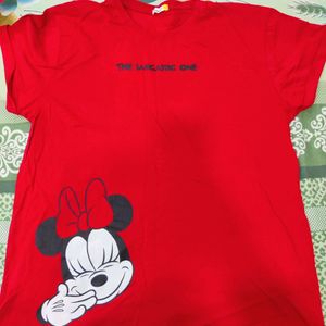 Red Bewakoof T-shirt