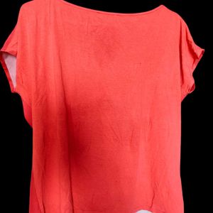 Orange Ladies Top