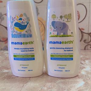 Mamaearth Baby Shampoo & Body Wash Combo