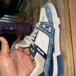 Louis Vuitton Trainer Denim Blue