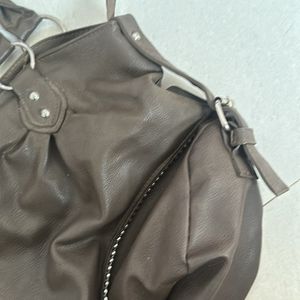 brown stylish handbag