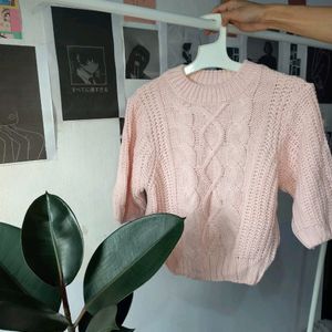 Pink Knitted Top