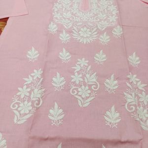 Cotton Chikankari Kurti