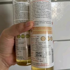 Wishcare Olive Castor Oil Combo