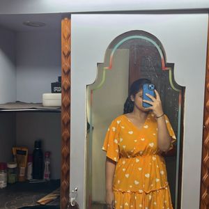 Yellow Beach Dress Plus Top