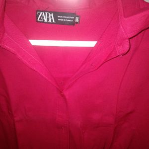 ZARA pink formal shirt