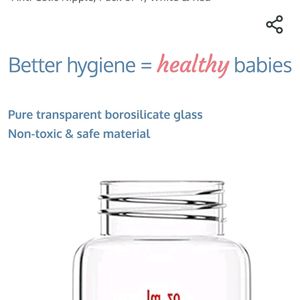 Luvlap essentials Slim neck Glass feeding Bottle