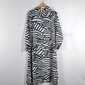 Black And White Striped Dress (Women's)