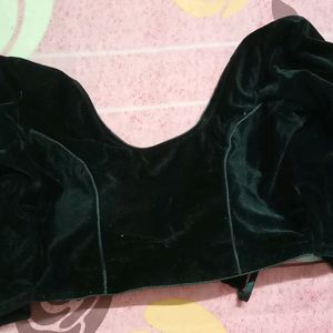 Black Velvet Blouse