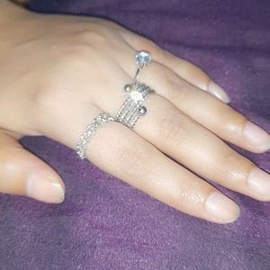 3 rings combos with different beautiful designs