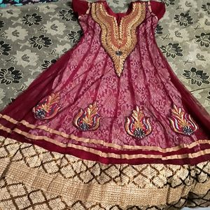 Net Anarkali Top Used Once