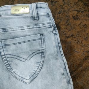 Grey Distressed Jeans For Women