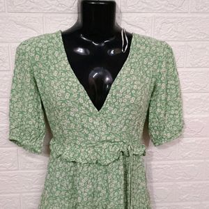 Soft Pastel Green Dress