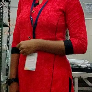 Chilli Red Colour Kurti...