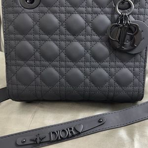 PRICE DROP🔥 Dior Lady Matte Black Bag