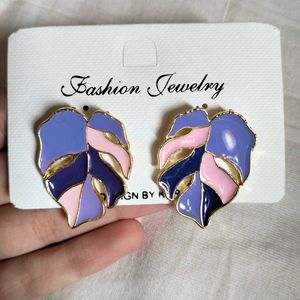 Korean Leaf Earrings