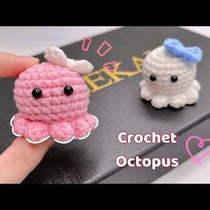 Cute Mini Crochet Octopus