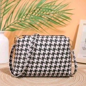 New Sling Black And White Color Bag For Daily