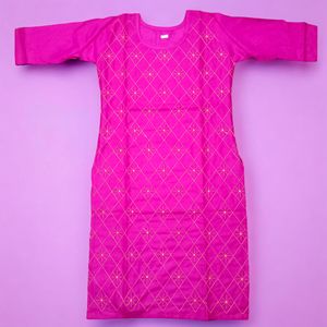 Cotton, Reyon Ladies Kurti For Daily Wear